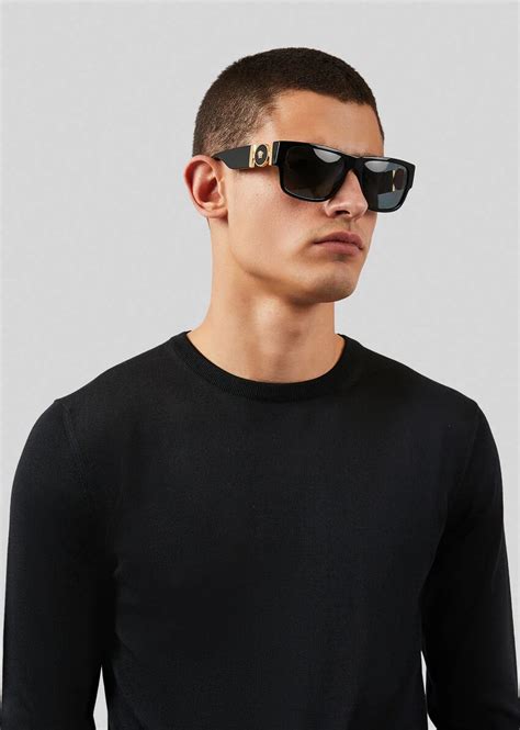 versace black sunglasses men|unisex Versace sunglasses.